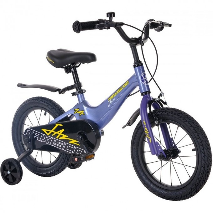 Велосипед детский MAXISCOO JAZZ СТАНДАРТ ПЛЮС 14'' Синий карбон (2024) MSC-J1431