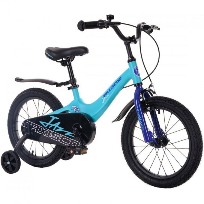 Велосипед детский MAXISCOO JAZZ СТАНДАРТ ПЛЮС 16'' Мятный матовый (2024) MSC-J1634