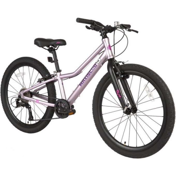 Велосипед детский MAXISCOO "5BIKE" 24'' L Розовый Сапфир (2024) MSC-M5-2403