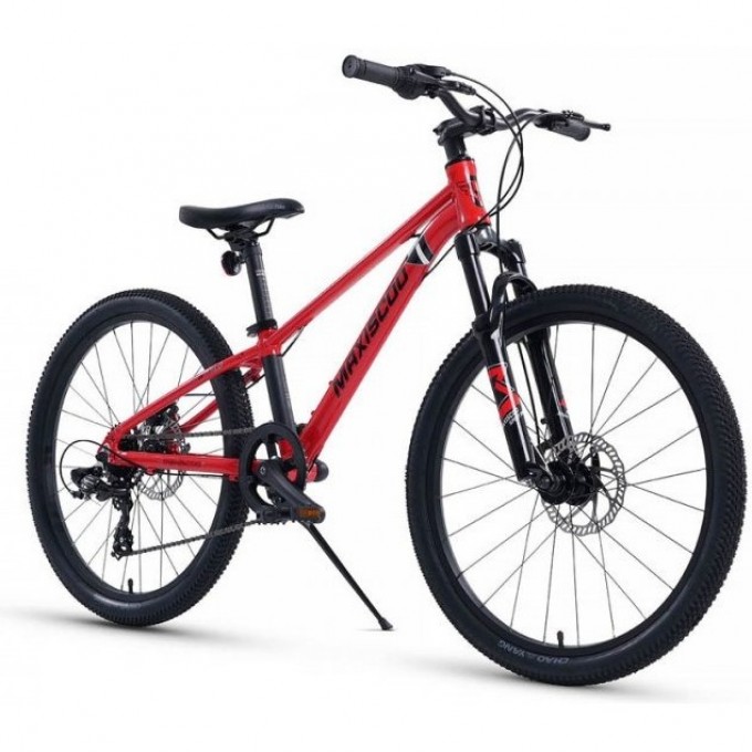 Велосипед детский MAXISCOO "7BIKE" 24'' M300 Красный (2024) MSC-M7-2402