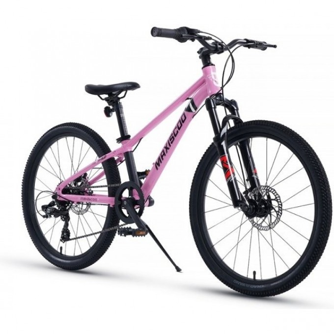 Велосипед детский MAXISCOO "7BIKE" 24'' M300 Розовый (2024) MSC-M7-2405