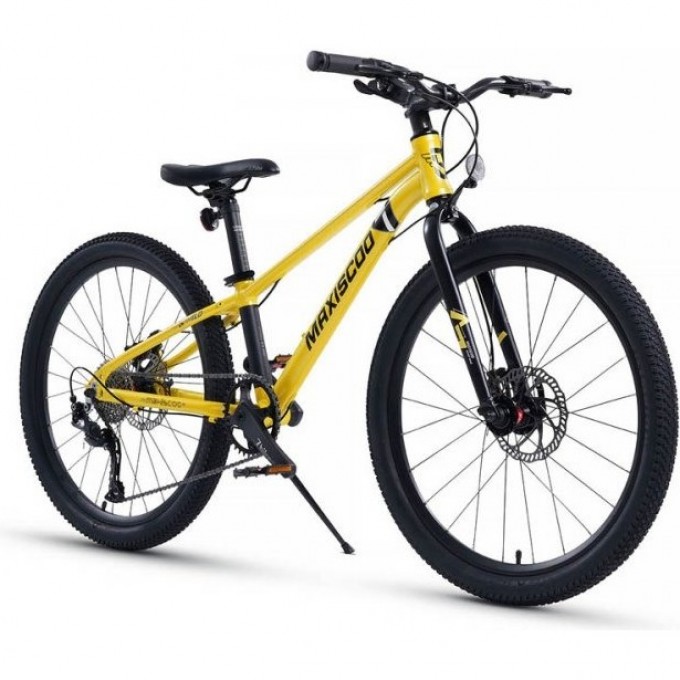 Велосипед детский MAXISCOO "7BIKE" 24'' M500 Желтый (2024) MSC-M7-2404P