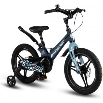 Велосипед детский MAXISCOO SPACE DELUXE 16'' Матовый Ультрамарин (2024)