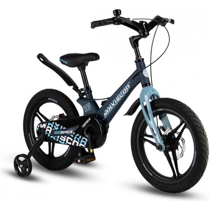 Велосипед детский MAXISCOO SPACE DELUXE 16'' Матовый Ультрамарин (2024) MSC-S1631D