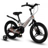 Велосипед детский MAXISCOO SPACE DELUXE 16'' Серый Жемчуг (2024) MSC-S1633D