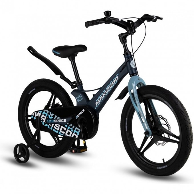 Велосипед детский MAXISCOO SPACE DELUXE 18'' Матовый Ультрамарин (2024) MSC-S1831D