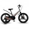 Велосипед детский MAXISCOO SPACE DELUXE 18'' Серый Жемчуг (2024) MSC-S1833D