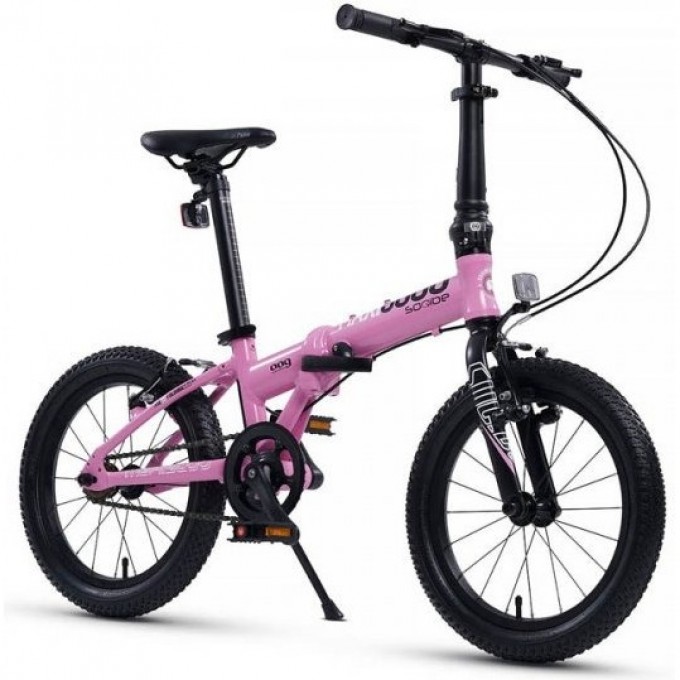 Велосипед детский складной MAXISCOO "S009" 16'' Розовый (2024) MSC-009-1603