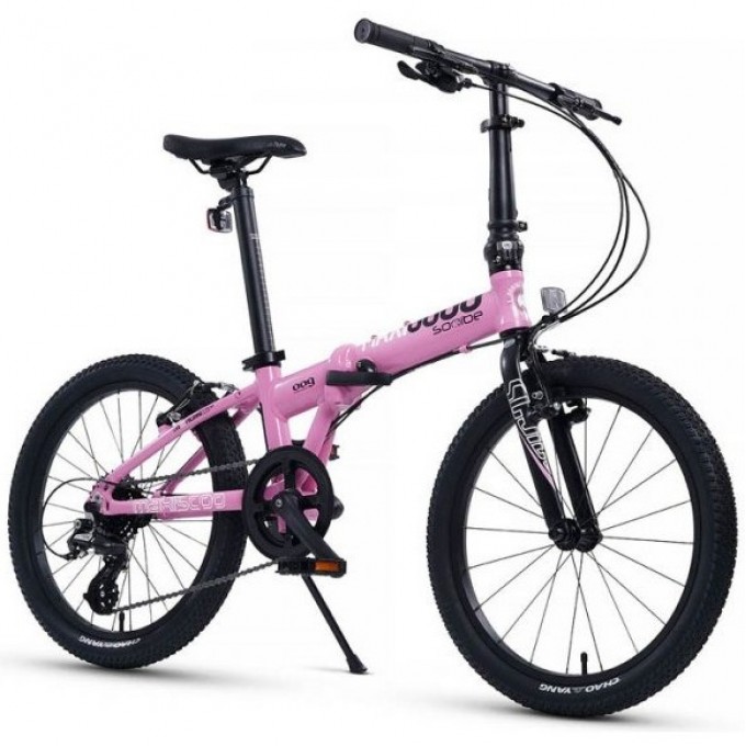 Велосипед детский складной MAXISCOO "S009" 20'' Розовый (2024) MSC-009-2003